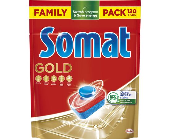 Таблетки для посудомоечных машин Somat Gold 120 шт. (9000101808803)