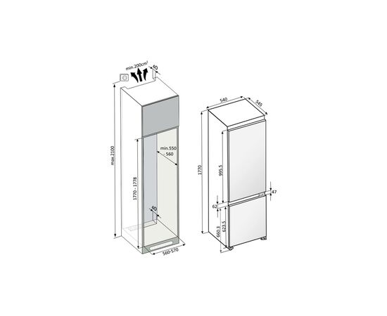 Холодильник Ventolux BRF 177-243FF, изображение 11 Холодильник Ventolux BRF 177-243FF, изображение 11