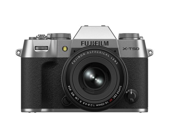 Цифровой фотоаппарат Fujifilm X-T50 + XF16-50mmF2.8-4.8 R LM WR Kit Silver (16828569), изображение 2 Цифровой фотоаппарат Fujifilm X-T50 + XF16-50mmF2.8-4.8 R LM WR Kit Silver (16828569), изображение 2