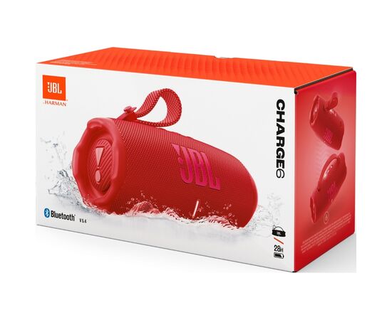 Акустична система JBL Charge 6 Red (JBLCHARGE6RED), зображення 11 Акустична система JBL Charge 6 Red (JBLCHARGE6RED), зображення 11