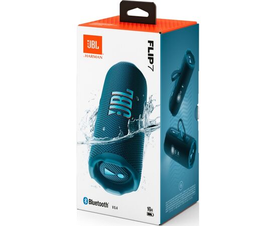 Акустическая система JBL Flip 7 Blue (JBLFLIP7BLU), изображение 12 Акустическая система JBL Flip 7 Blue (JBLFLIP7BLU), изображение 12