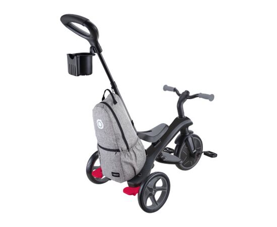 Дитячий велосипед Globber Explorer trike Deluxe play 4 в 1 чорно-сірий (636-120), зображення 4