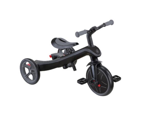 Дитячий велосипед Globber Explorer trike Deluxe play 4 в 1 чорно-сірий (636-120), зображення 9