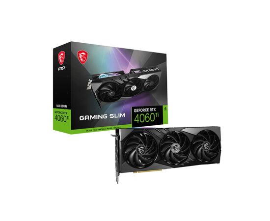 Видеокарта MSI GeForce RTX4060Ti 16Gb GAMING SLIM (RTX 4060 Ti GAMING SLIM 16G), изображение 6 Видеокарта MSI GeForce RTX4060Ti 16Gb GAMING SLIM (RTX 4060 Ti GAMING SLIM 16G), изображение 6