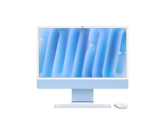 Компьютер Apple 24" iMac Retina 4.5K / Apple M4 (10-c/CPU, 10-c/GPU), 16, 256, Silver (MWV13UA/A)