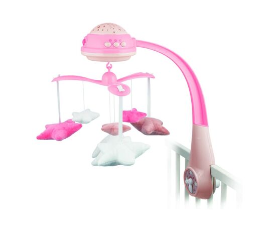 Мобиль Canpol Карусель музыкальная электрическая с проектором - розовая (75/100_pin), изображение 2 Мобиль Canpol Карусель музыкальная электрическая с проектором - розовая (75/100_pin), изображение 2