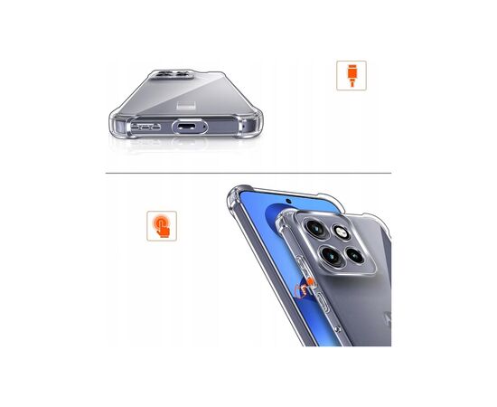 Чехол для мобильного телефона BeCover Anti-Shock Motorola Edge 50 Neo Clear (713150), изображение 3