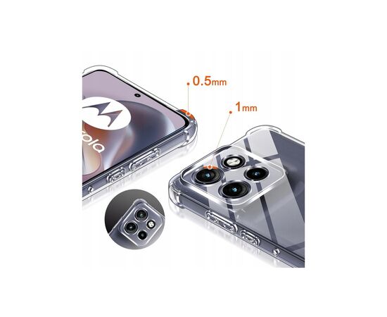 Чехол для мобильного телефона BeCover Anti-Shock Motorola Edge 50 Neo Clear (713150), изображение 4