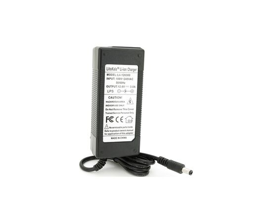 Сетевое зарядное устройство для АКБ Liitokala Lii-126300 12.6V 3A (Lii-126300), изображение 3 Сетевое зарядное устройство для АКБ Liitokala Lii-126300 12.6V 3A (Lii-126300), изображение 3