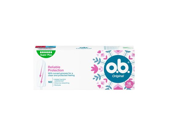 Тампони o.b. Original Super Plus 16 шт. (3574660089356/3574661350196)