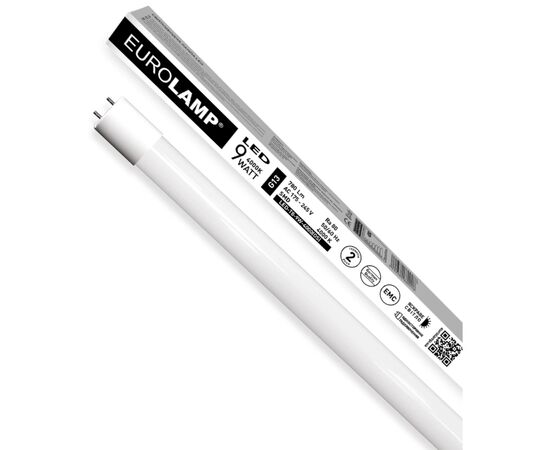 Лампочка Eurolamp T8 скло 9W 4000K (LED-T8-9W/4000(OS))