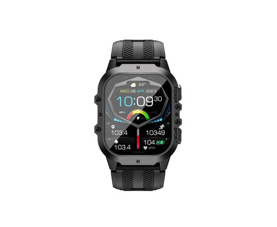 Смарт-годинник OUKITEL BT20 Black-orange (6931940742177), зображення 2 Смарт-годинник OUKITEL BT20 Black-orange (6931940742177), зображення 2