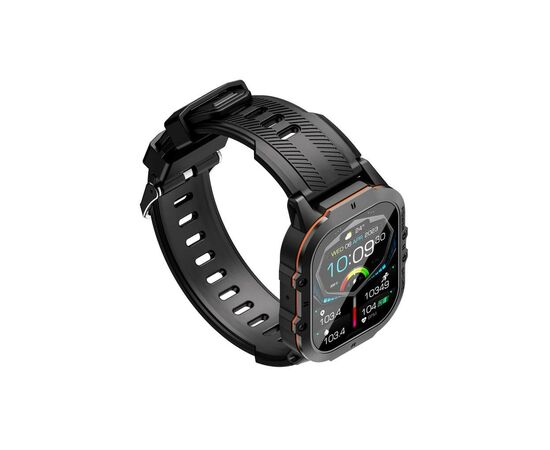 Смарт-годинник OUKITEL BT20 Black-orange (6931940742177), зображення 8 Смарт-годинник OUKITEL BT20 Black-orange (6931940742177), зображення 8