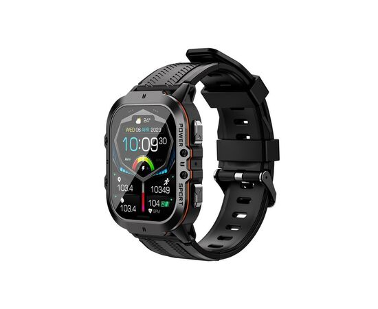 Смарт-годинник OUKITEL BT20 Black-orange (6931940742177)