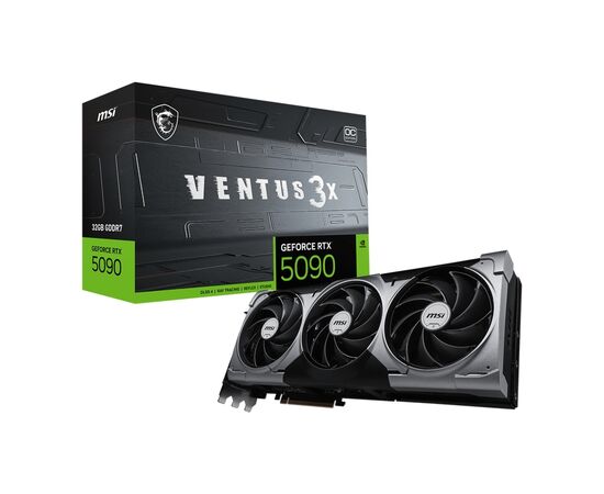 Видеокарта MSI GeForce RTX5090 32GB VENTUS 3X OC (RTX 5090 32G VENTUS 3X OC), изображение 5 Видеокарта MSI GeForce RTX5090 32GB VENTUS 3X OC (RTX 5090 32G VENTUS 3X OC), изображение 5