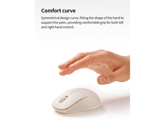 Мышка Xiaomi Dual-mode Wireless Mouse 2 White (BHR8849GL) (1122317), изображение 7 Мышка Xiaomi Dual-mode Wireless Mouse 2 White (BHR8849GL) (1122317), изображение 7