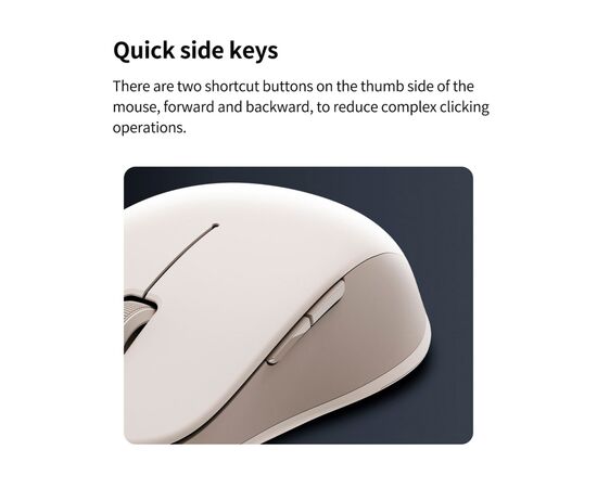 Мышка Xiaomi Dual-mode Wireless Mouse 2 White (BHR8849GL) (1122317), изображение 8 Мышка Xiaomi Dual-mode Wireless Mouse 2 White (BHR8849GL) (1122317), изображение 8
