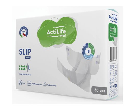 Підгузки для дорослих ActiLife Med Basic L, 30 шт (4820174981662)