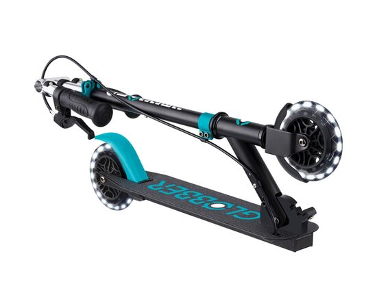 Самокат Globber Flow Element Junior Lights LED, чорно-бірюзовий (729-105), изображение 10 Самокат Globber Flow Element Junior Lights LED, чорно-бірюзовий (729-105), изображение 10
