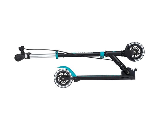 Самокат Globber Flow Element Junior Lights LED, чорно-бірюзовий (729-105), изображение 9 Самокат Globber Flow Element Junior Lights LED, чорно-бірюзовий (729-105), изображение 9