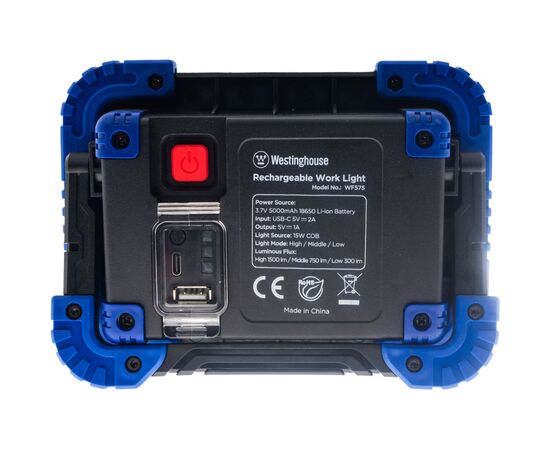 Фонарь Westinghouse 15W COB LED WF57S 5000 mAh (WF57S-CB), изображение 8 Фонарь Westinghouse 15W COB LED WF57S 5000 mAh (WF57S-CB), изображение 8