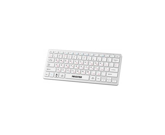 Клавиатура Maxxter KBW-C01S-UA Wireless UA White (KBW-C01S-UA), изображение 2 Клавиатура Maxxter KBW-C01S-UA Wireless UA White (KBW-C01S-UA), изображение 2