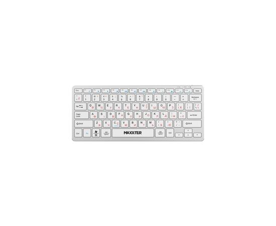 Клавіатура Maxxter KBW-C01S-UA Wireless UA White (KBW-C01S-UA)