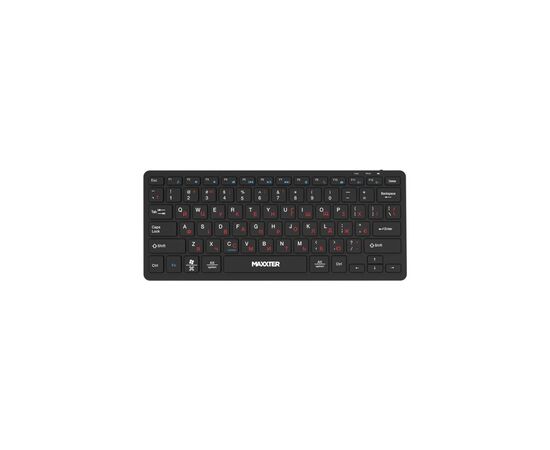 Клавиатура Maxxter KBW-C01B-UA Wireless UA Black (KBW-C01B-UA)