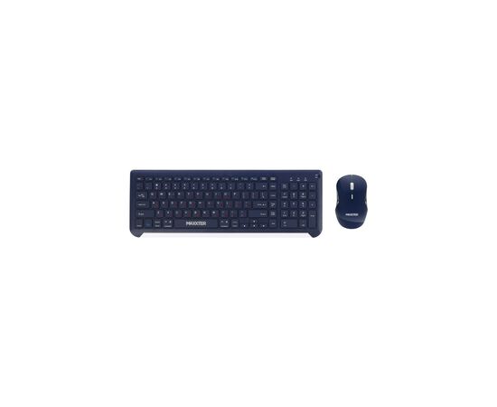 Комплект Maxxter KMS-WCM-01BL-UA Wireless UA Blue (KMS-WCM-01BL-UA)