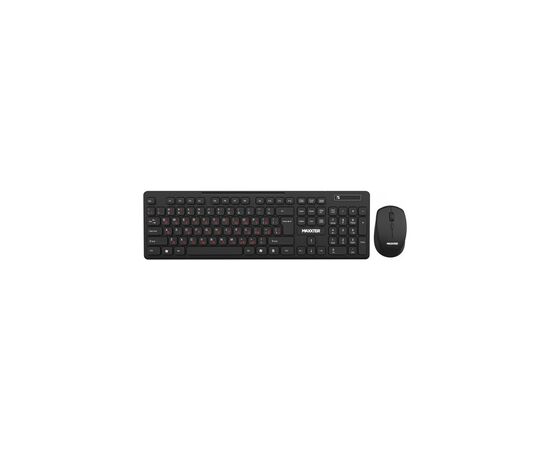 Комплект Maxxter KMS-WCM-02B-UA Wireless UA Black (KMS-WCM-02B-UA)