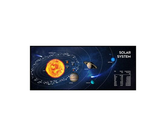 Коврик для мышки Gembird MP-SOLARSYSTEM-XL-01 Black (MP-SOLARSYSTEM-XL-01)