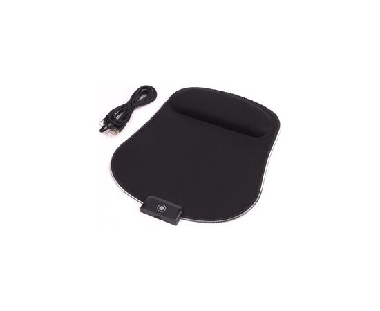 Коврик для мышки Maxxter MMP-LEDPAD-BK RGB Black (MMP-LEDPAD-BK), изображение 2 Коврик для мышки Maxxter MMP-LEDPAD-BK RGB Black (MMP-LEDPAD-BK), изображение 2