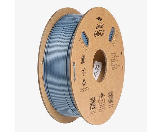 Пластик для 3D-принтера Creality PLA Fast, Ender, 1.75мм, gray light, 1кг (3301010436)