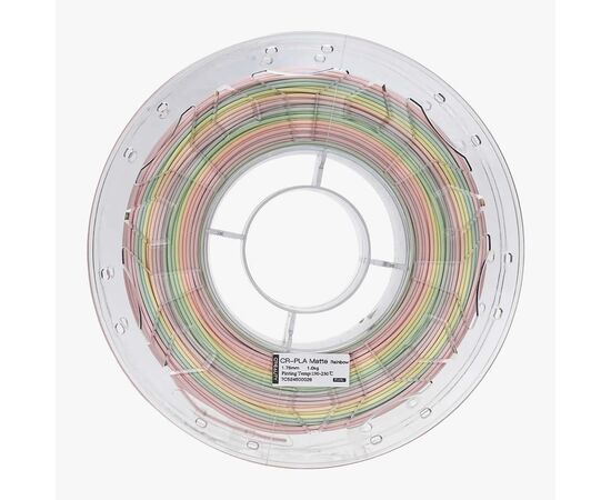 Пластик для 3D-принтера Creality PLA matte 1кг, 1.75мм, rainbow (3301010458), зображення 2 Пластик для 3D-принтера Creality PLA matte 1кг, 1.75мм, rainbow (3301010458), зображення 2