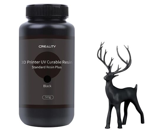 Фотополімерна смола Creality Resin, LCD Standard Plus 500г, black, transparent (3302020065)