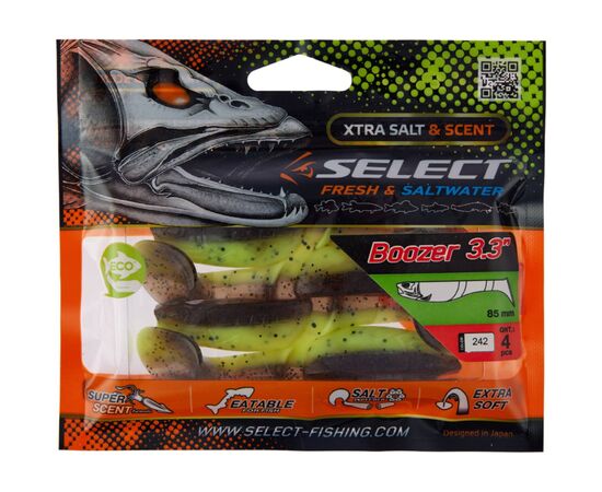Силикон рыболовный Select Boozer 3.3" 242 (4 шт/уп) (1870.71.46), изображение 2 Силикон рыболовный Select Boozer 3.3" 242 (4 шт/уп) (1870.71.46), изображение 2