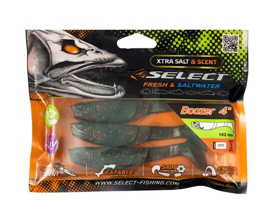 Силикон рыболовный Select Boozer 4" 085 (3 шт/уп) (1870.32.30), изображение 2 Силикон рыболовный Select Boozer 4" 085 (3 шт/уп) (1870.32.30), изображение 2