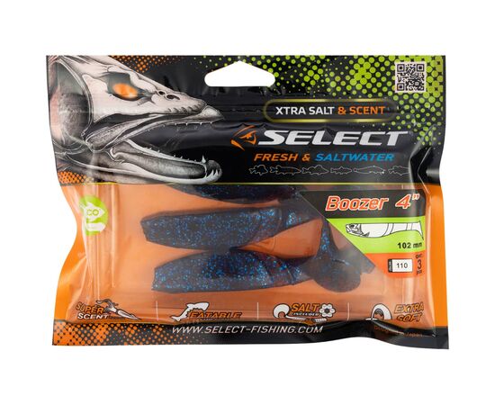Силикон рыболовный Select Boozer 4" 110 (3 шт/уп) (1870.32.34), изображение 2 Силикон рыболовный Select Boozer 4" 110 (3 шт/уп) (1870.32.34), изображение 2