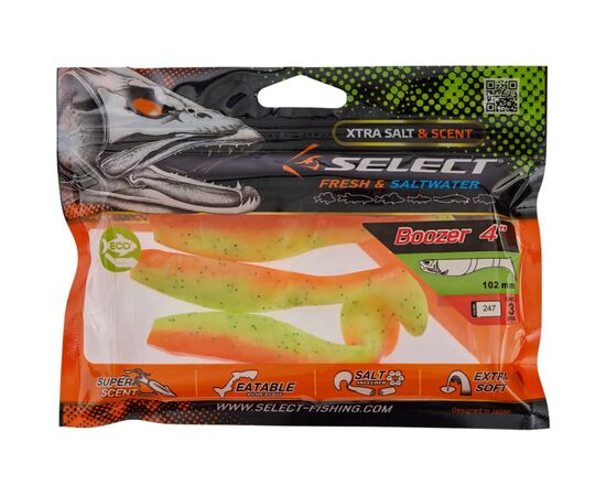 Силикон рыболовный Select Boozer 4" 247 (3 шт/уп) (1870.71.58), изображение 2 Силикон рыболовный Select Boozer 4" 247 (3 шт/уп) (1870.71.58), изображение 2