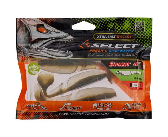 Силикон рыболовный Select Boozer 4" 302 (3 шт/уп) (1870.71.60), изображение 2 Силикон рыболовный Select Boozer 4" 302 (3 шт/уп) (1870.71.60), изображение 2