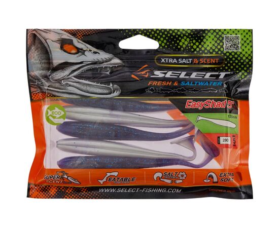 Силикон рыболовный Select Easy Shad 5" 280 (5 шт/уп) (1870.71.89), изображение 2 Силикон рыболовный Select Easy Shad 5" 280 (5 шт/уп) (1870.71.89), изображение 2