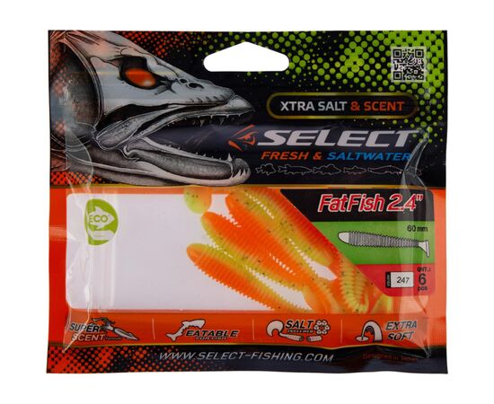 Силикон рыболовный Select FatFish 2.4" 247 (6 шт/уп) (1870.71.40), изображение 2 Силикон рыболовный Select FatFish 2.4" 247 (6 шт/уп) (1870.71.40), изображение 2