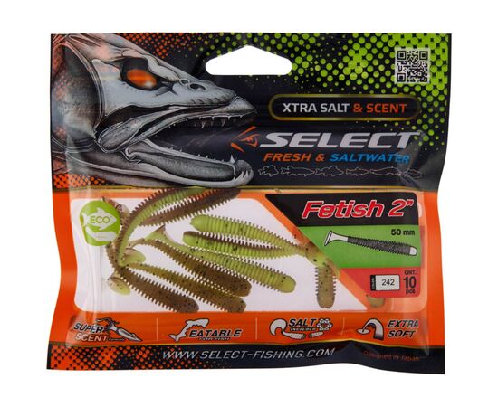 Силикон рыболовный Select Fetish 2" 242 (10 шт/уп) (1870.71.14), изображение 2 Силикон рыболовный Select Fetish 2" 242 (10 шт/уп) (1870.71.14), изображение 2