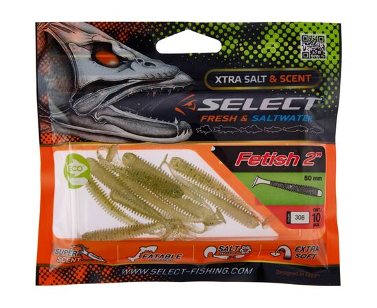 Силикон рыболовный Select Fetish 2" 308 (10 шт/уп) (1870.71.18), изображение 2 Силикон рыболовный Select Fetish 2" 308 (10 шт/уп) (1870.71.18), изображение 2