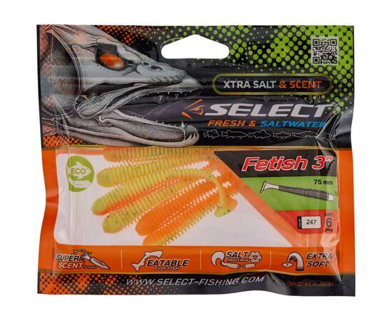 Силікон рибальський Select Fetish 3" 247 (6 шт/уп) (1870.71.24), зображення 2 Силікон рибальський Select Fetish 3" 247 (6 шт/уп) (1870.71.24), зображення 2