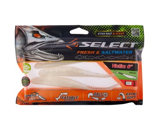 Силикон рыболовный Select Victim V-Tail 6" 313 (3 шт/уп) (1870.74.59), изображение 2 Силикон рыболовный Select Victim V-Tail 6" 313 (3 шт/уп) (1870.74.59), изображение 2