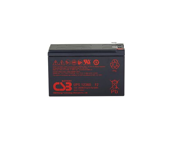 Батарея до ДБЖ CSB UPS123607F2 12V 7Ah (UPS123607F2)