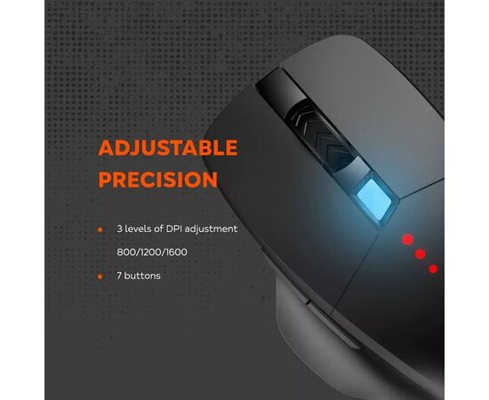 Мышка Canyon Crusader GMW-13 RGB Wireless Black (CND-SGMW13), изображение 11 Мышка Canyon Crusader GMW-13 RGB Wireless Black (CND-SGMW13), изображение 11