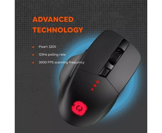 Мышка Canyon Crusader GMW-13 RGB Wireless Black (CND-SGMW13), изображение 12 Мышка Canyon Crusader GMW-13 RGB Wireless Black (CND-SGMW13), изображение 12