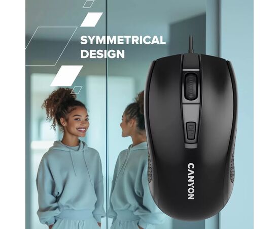 Мышка Canyon M-4 USB Black (CNE-CMS4), изображение 6 Мышка Canyon M-4 USB Black (CNE-CMS4), изображение 6
